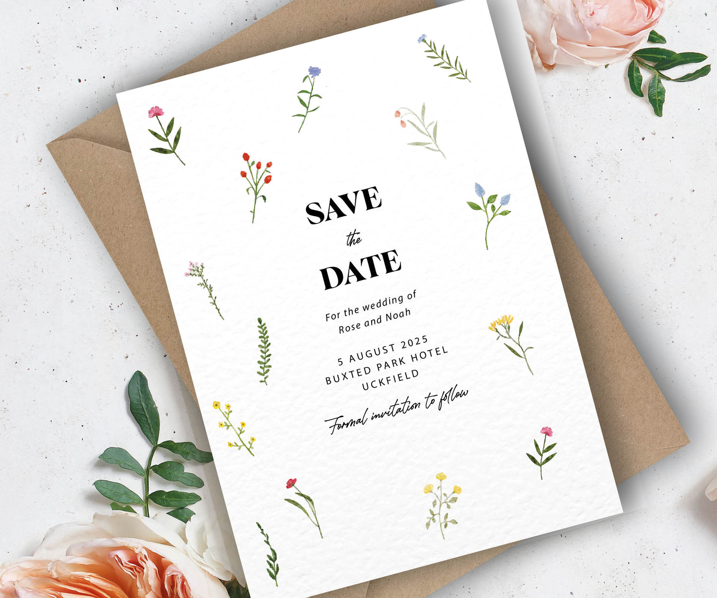 Rose Save the Dates