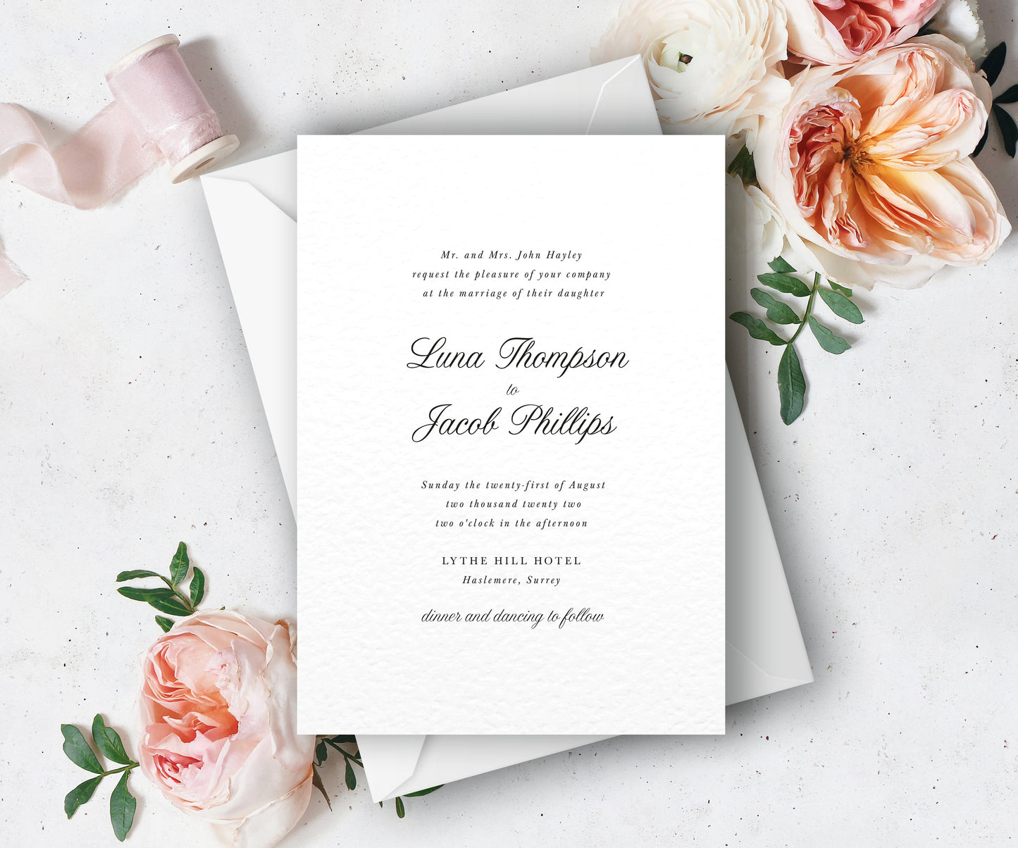 Luna Wedding Invitation Set