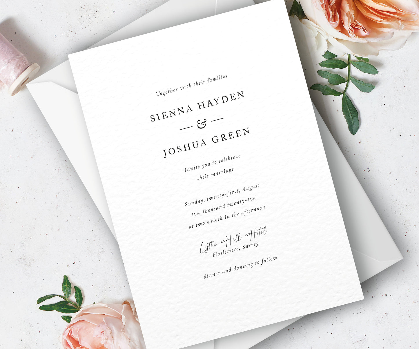 Sienna Wedding Invitation Set