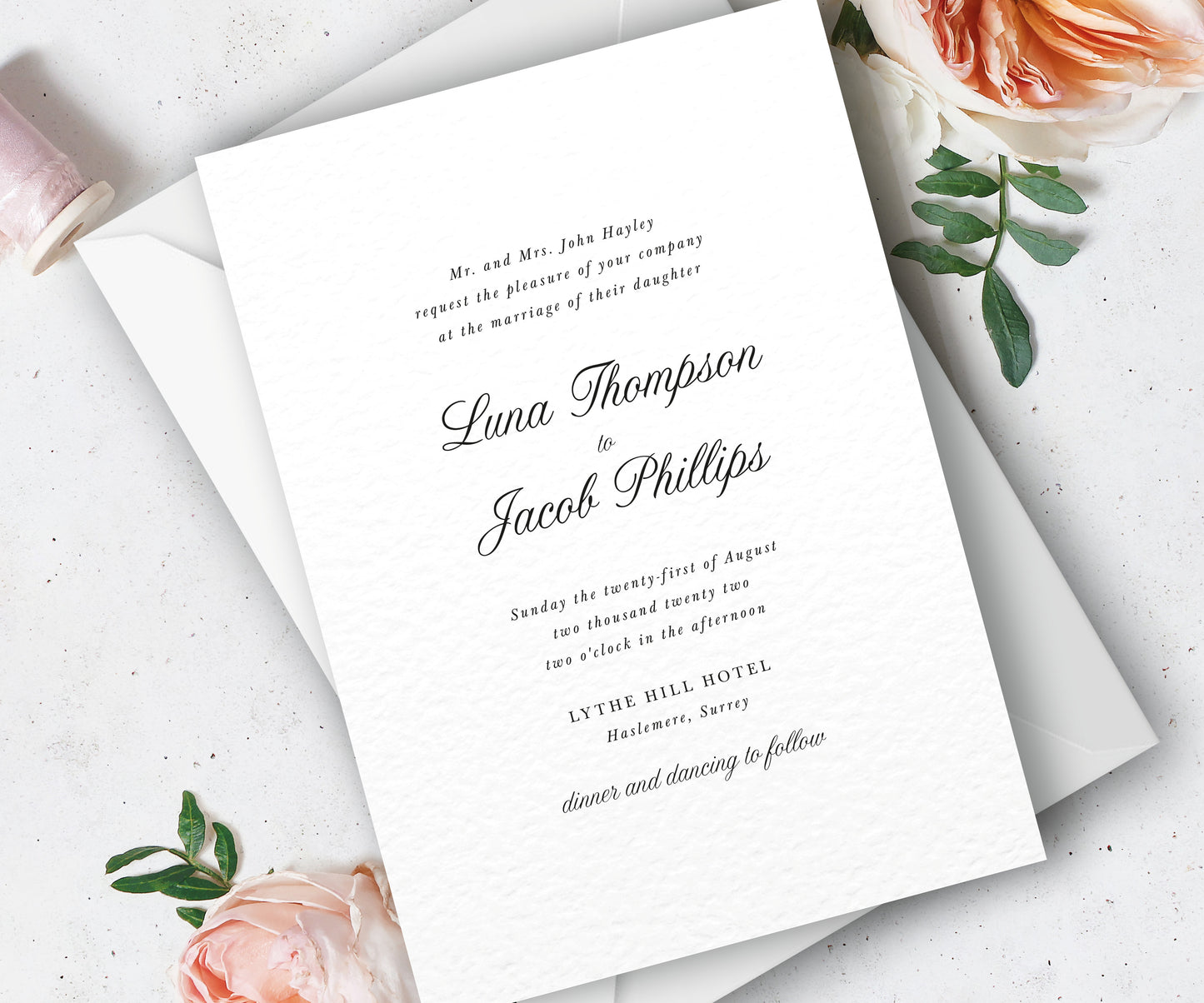 Luna Wedding Invitation Set
