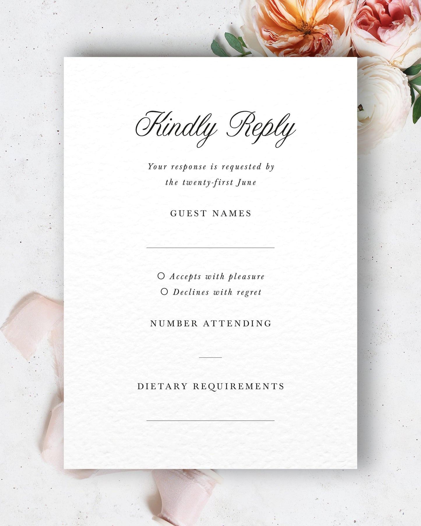 Luna Wedding Invitation Set