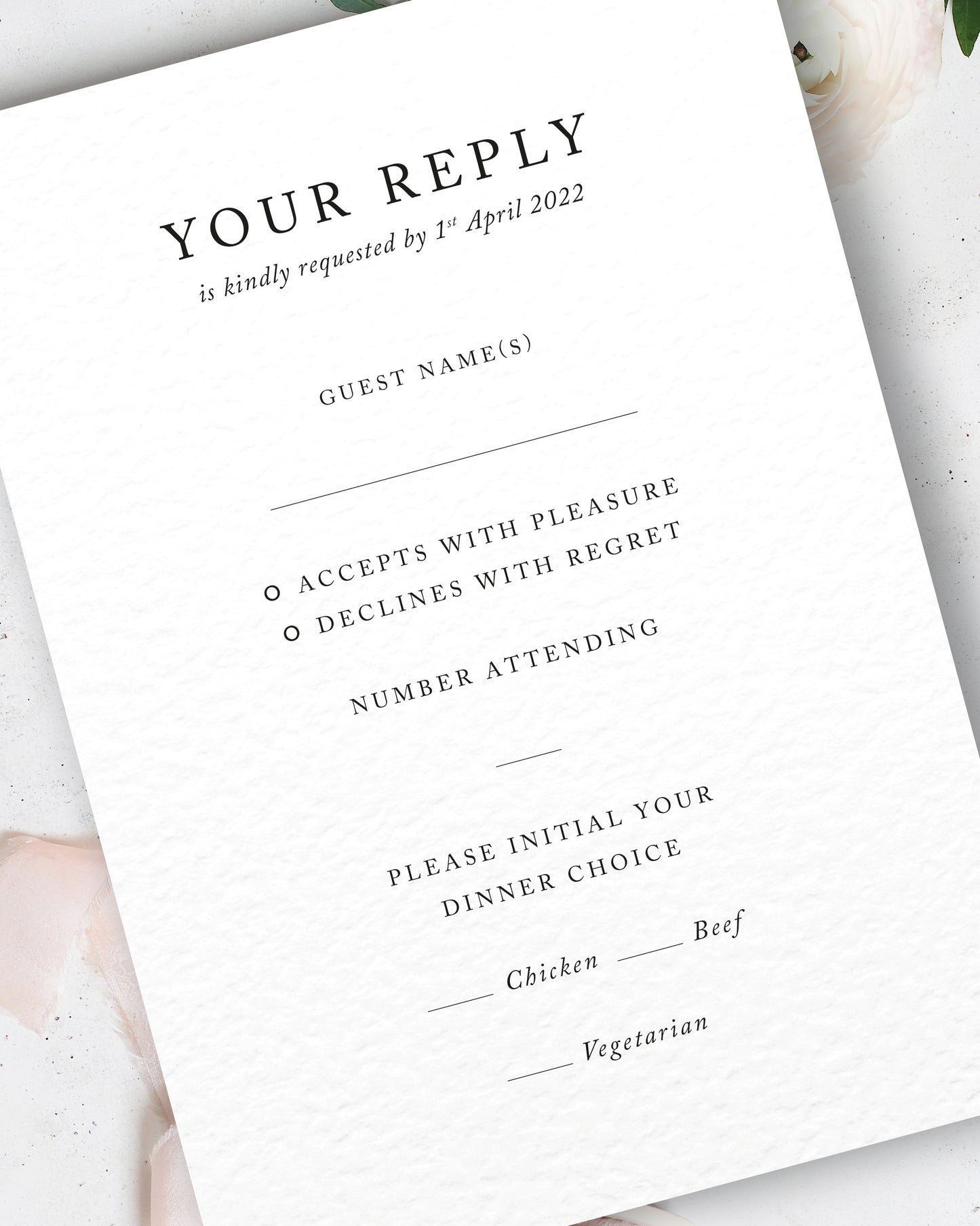 Bella Illustrated Venue Wedding Invitation Set