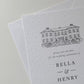 Illustrated Venue Save the Date - Bella