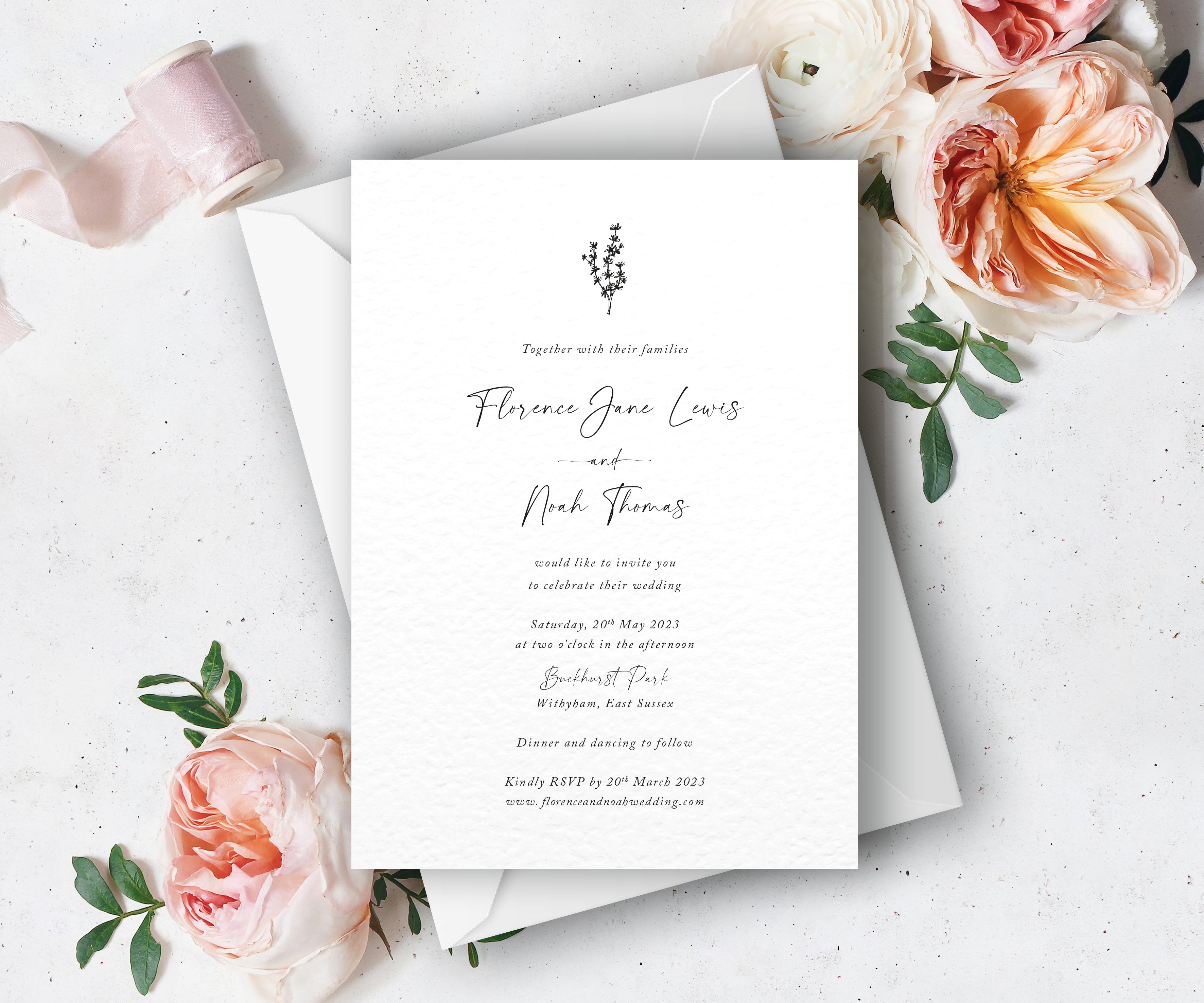 Florence Wedding Invitation Set