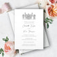 Charlotte Illustrated Venue Wedding Invitation Set