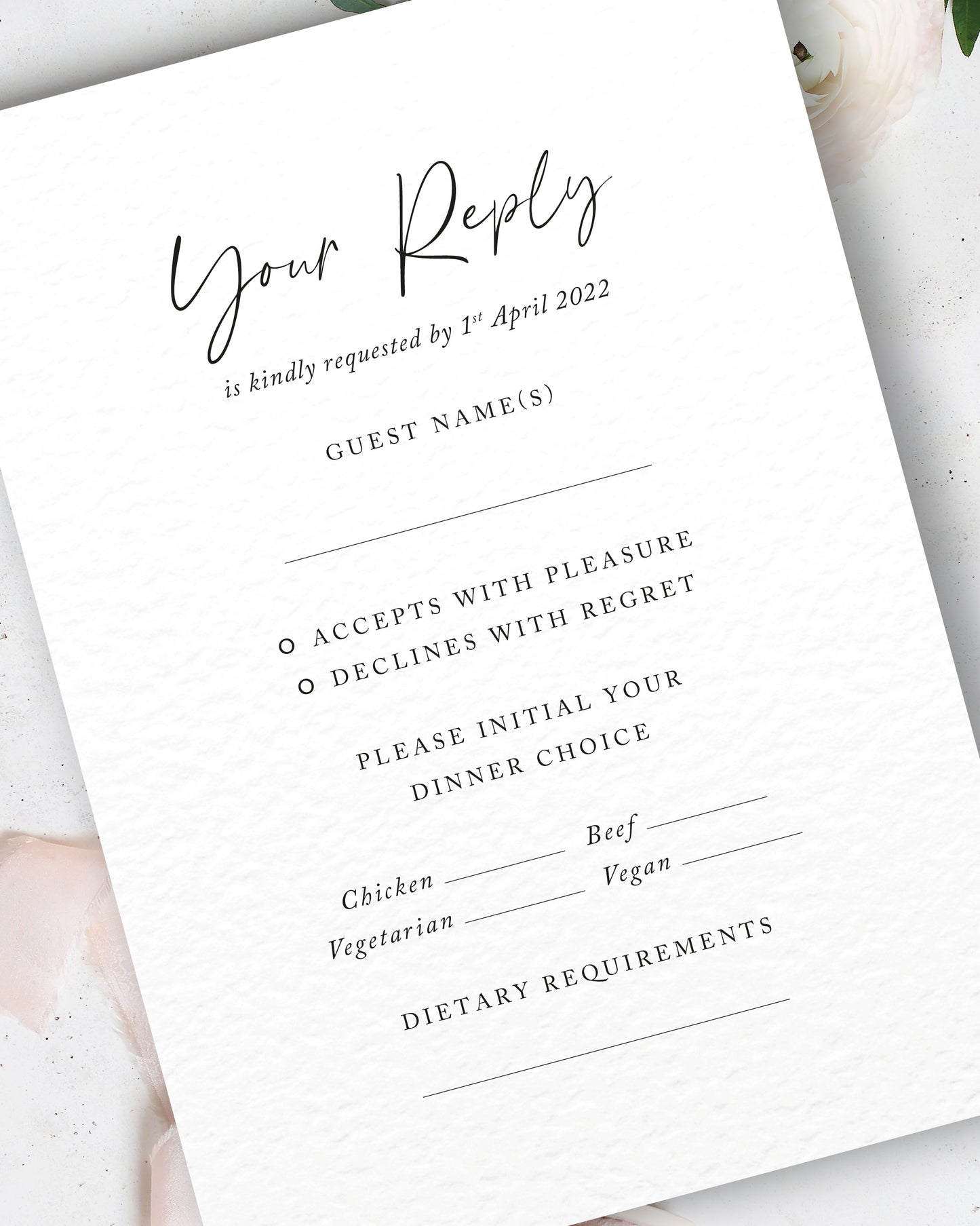 Charlotte Illustrated Venue Wedding Invitation Set