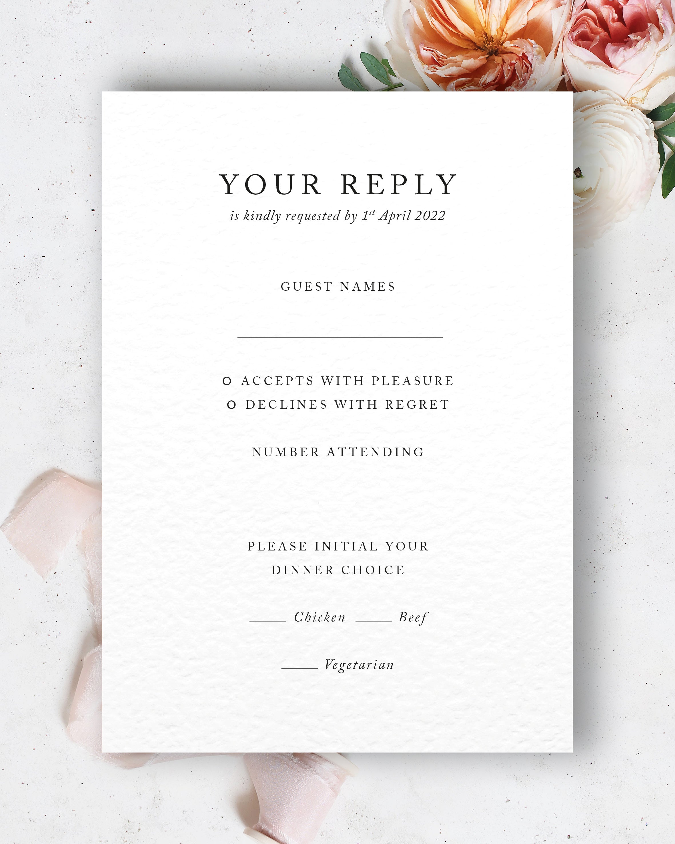 Emily Wedding Invitation Set